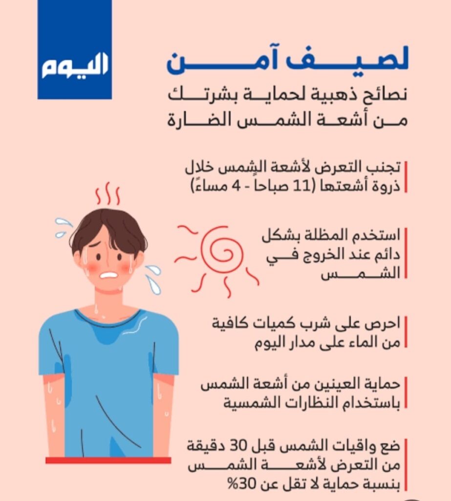 طرق العناية بالبشرة خلال فصل الصيف