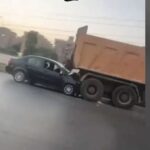 تفاصيل حادث مطاردة فتاة على طريق الواحات
