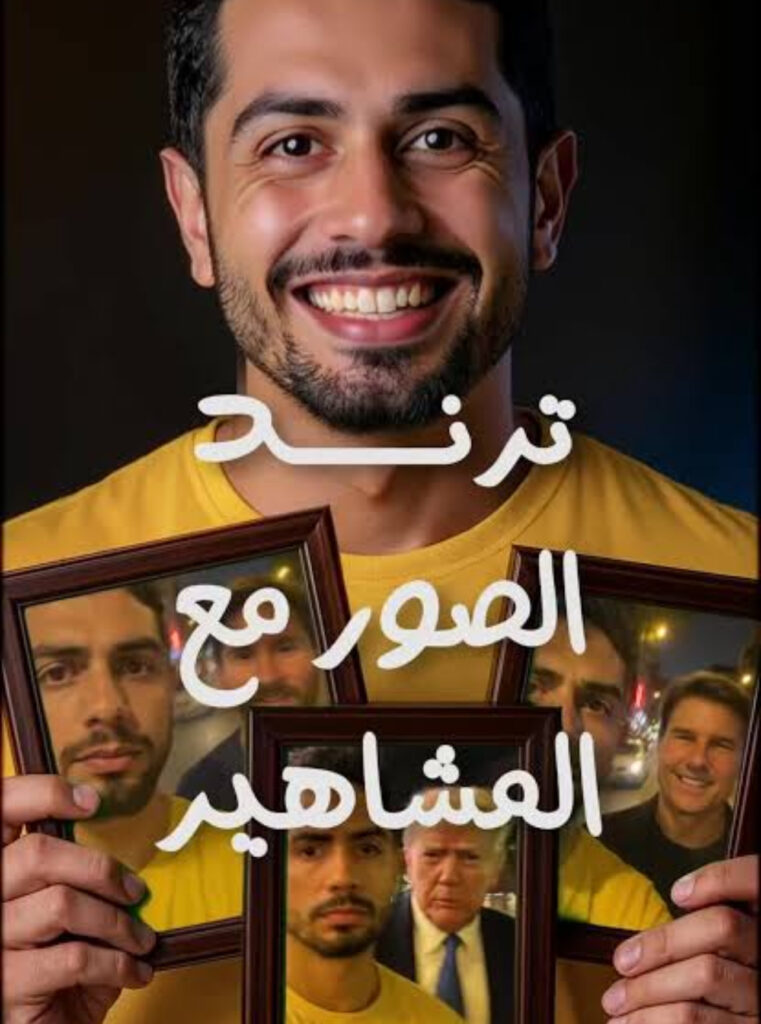 صورتك مع المشاهير بالذكاء الاصطناعي